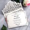 20 Pcs Laser Cut Wedding Invitation Card with Envelope for Wedding Quinceanera Bridal Shower Baby Shower Party Invite (Rose Gold Glitter)